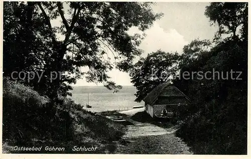 AK / Ansichtskarte Goehren_Ruegen Schlucht Goehren Ruegen