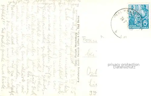 AK / Ansichtskarte Kranichfeld Schloss und Kirche Kranichfeld