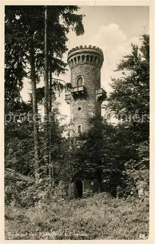 AK / Ansichtskarte Ilmenau_Thueringen Turm auf dem Kickelhahn Ilmenau Thueringen