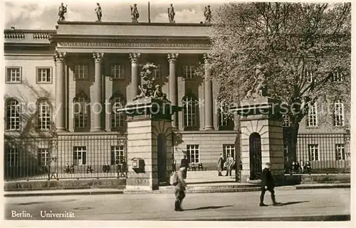 AK / Ansichtskarte Berlin Universitaet Berlin