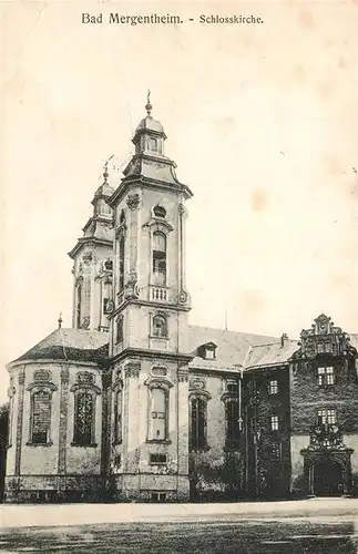AK / Ansichtskarte Bad_Mergentheim Schlosskirche Bad_Mergentheim