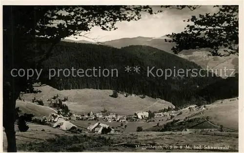 AK / Ansichtskarte Muggenbrunn Panorama Schwarzwald Muggenbrunn