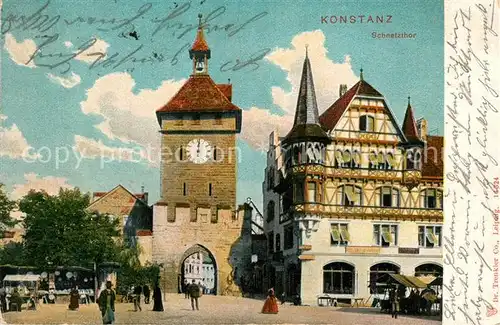 AK / Ansichtskarte Konstanz_Bodensee Schnetztor Altstadt Konstanz_Bodensee