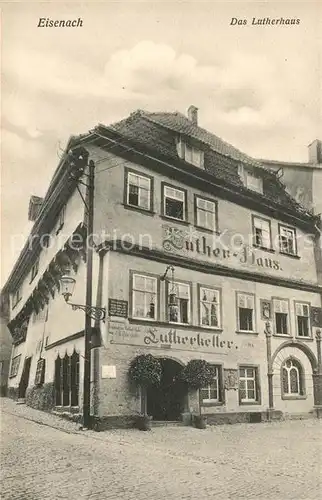 AK / Ansichtskarte Eisenach_Thueringen Lutherhaus Historisches Gebaeude Eisenach Thueringen