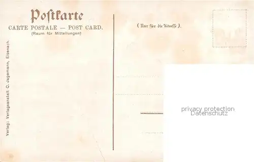 AK / Ansichtskarte Eisenach_Thueringen Stadtpanorama mit Wartburg Eisenach Thueringen