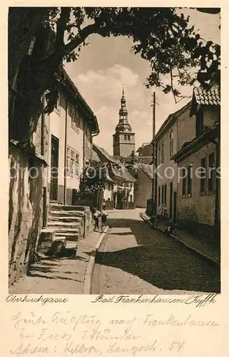 AK / Ansichtskarte Bad_Frankenhausen Oberkirchgasse Bad_Frankenhausen
