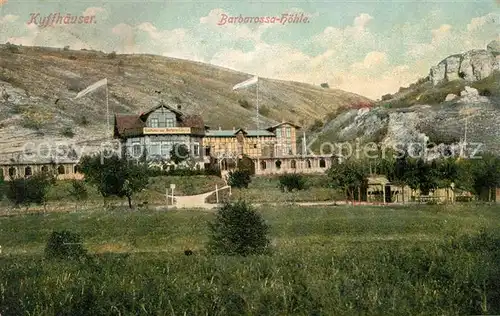 AK / Ansichtskarte Rottleben Gasthaus zur Barbarossahoehle Rottleben