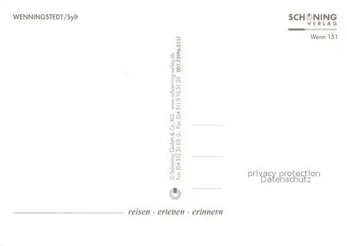 AK / Ansichtskarte Wenningstedt_Sylt Strand Reetdachhaeuser Wenningstedt_Sylt
