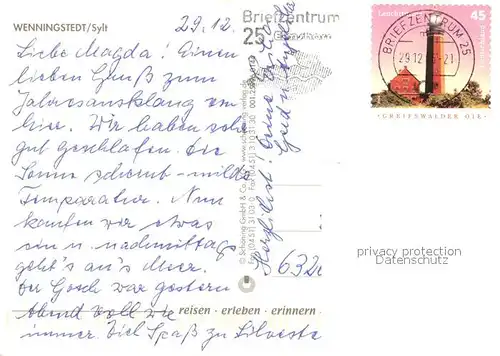 AK / Ansichtskarte Wenningstedt_Sylt  Wenningstedt_Sylt