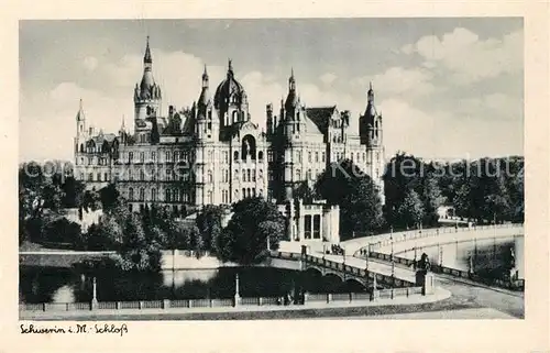 AK / Ansichtskarte Schwerin_Mecklenburg Schloss Schwerin_Mecklenburg