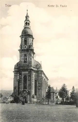 AK / Ansichtskarte Trier Kirche St Paulin Trier