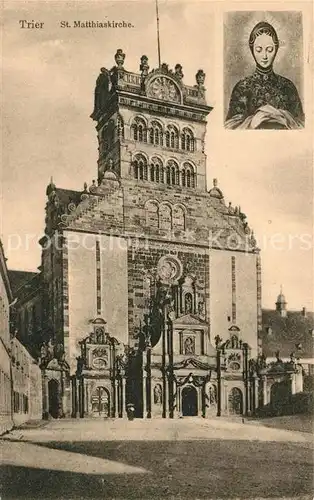 AK / Ansichtskarte Trier St Matthiaskirche Trier