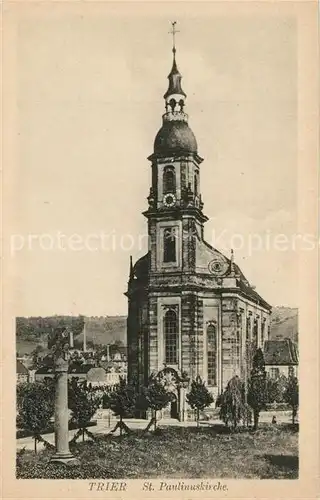 AK / Ansichtskarte Trier St Paulinuskirche Trier