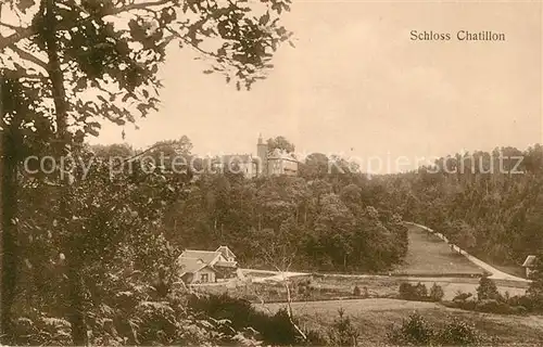 AK / Ansichtskarte Chatillon sur Chalaronne Blick zum Schloss Chatillon sur Chalaronne