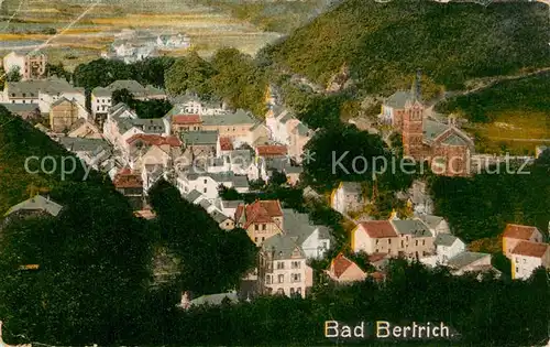 AK / Ansichtskarte Bad_Bertrich Ortsansicht mit Kirche Bad_Bertrich