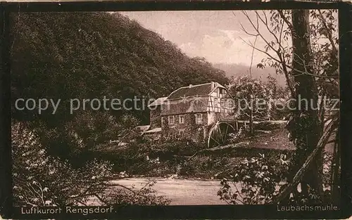 AK / Ansichtskarte Rengsdorf Laubachsmuehle Wasserrad Rengsdorf
