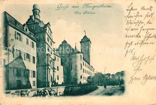 AK / Ansichtskarte Bad_Mergentheim Schloss Bad_Mergentheim