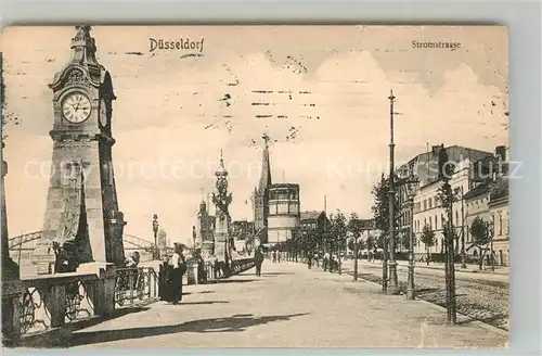 AK / Ansichtskarte Duesseldorf Stromstrasse Duesseldorf