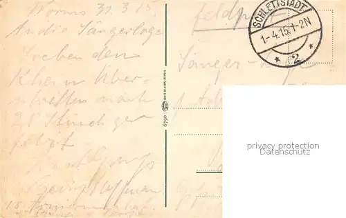 AK / Ansichtskarte Worms_Rhein Stadtpanorama mit Dom Worms Rhein