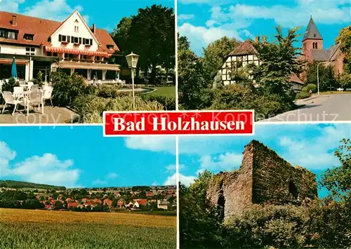 AK / Ansichtskarte Bad_Holzhausen_Luebbecke Preussisch Oldendorf Burgruine Bad_Holzhausen_Luebbecke