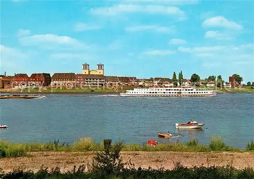 AK / Ansichtskarte Rees_Rhein Rheinpartie Rees_Rhein