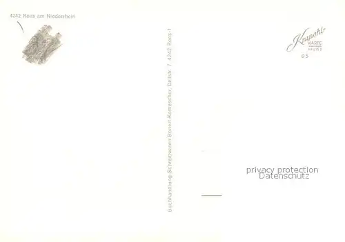 AK / Ansichtskarte Rees_Rhein Rheinpartie Rees_Rhein