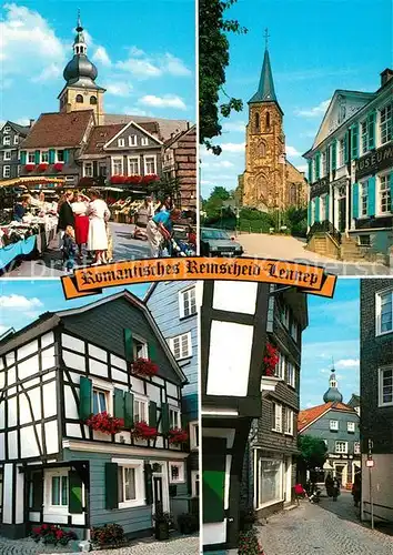 AK / Ansichtskarte Lennep Kirchen Markt Fachwerk Lennep
