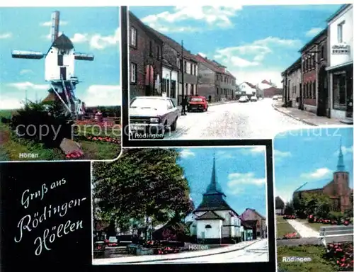 AK / Ansichtskarte Hoellen Windmuehle Kirchen  Hoellen