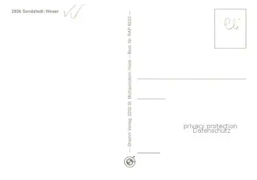 AK / Ansichtskarte Sandstedt Weser Kirche Sandstedt