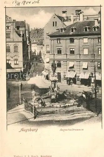 AK / Ansichtskarte Augsburg Augustusbrunnen Augsburg