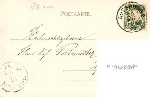 AK / Ansichtskarte Augsburg St Ulrichskirche und Rotes Thor Augsburg