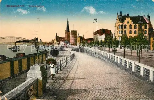 AK / Ansichtskarte Duesseldorf Rheinansicht Duesseldorf