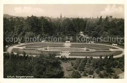 AK / Ansichtskarte Erfurt Sorgebrunnen Erfurt