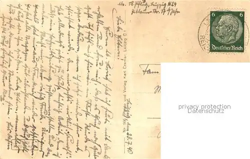 AK / Ansichtskarte Leipzig Mittelfigur an der Stirnwandseite des Voelkerschlachtdenkmals Leipzig