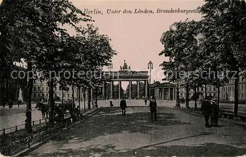 Berlin Unter den Linden Brandenburgertor Berlin
