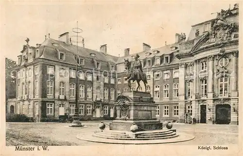 Muenster_Westfalen Koenigliches Schloss Muenster_Westfalen