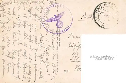 Bad_Godesberg Blick vom Katharinenhof mit der Godesburg Bad_Godesberg