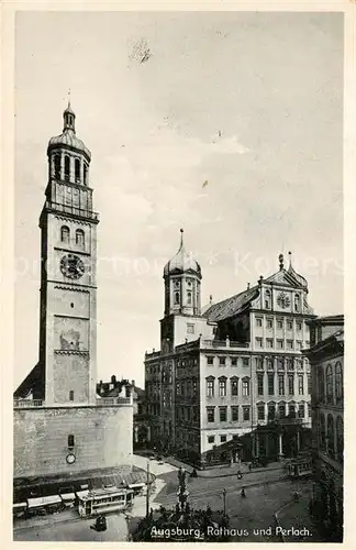 Augsburg Rathaus und Perlach Augsburg