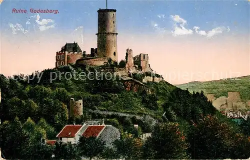 Bad_Godesberg Ruine Godesburg Bad_Godesberg