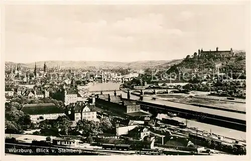 Wuerzburg Blick vom Steinberg Wuerzburg