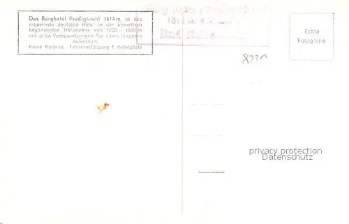 Bad_Reichenhall Predigtstuhl mit Berghotel Fliegeraufnahme Bad_Reichenhall