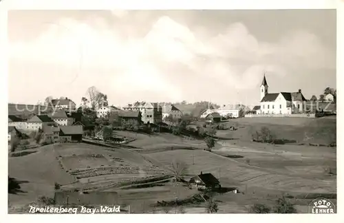 Breitenberg_Niederbayern Panorama Kirche Breitenberg Niederbayern