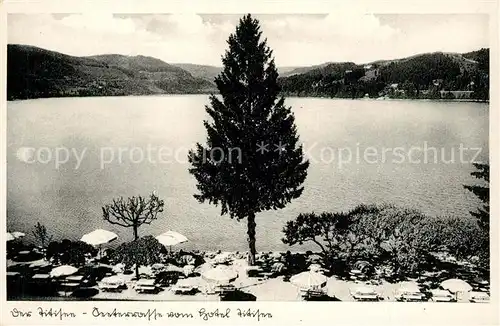 Titisee Seeterrasse vom Hotel Titisee Titisee