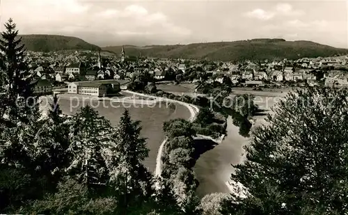 Tuttlingen Stadtblick mit Donau Tuttlingen