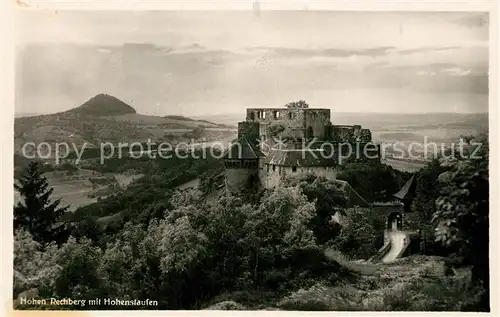 Hohenrechberg mit Hohenstaufen Hohenrechberg