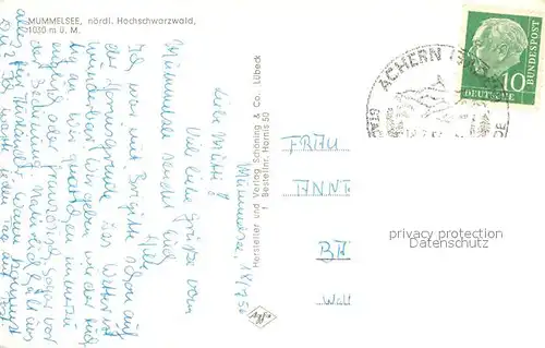 Mummelsee Fliegeraufnahme Mummelsee