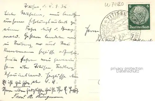 Titisee Panorama Titisee