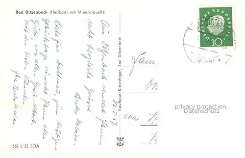 Bad_Ditzenbach Heilbad mit Mineralquelle Bad_Ditzenbach