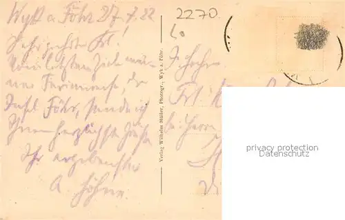 Wyk_Foehr_Nordseebad Strand Promenade 