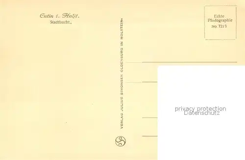 Eutin Stadtbucht Eutin